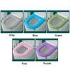Household Silicone Reusable Toilet Cover Bathroom Accessories Toilet Seat Cushion Toilet Seat Pad