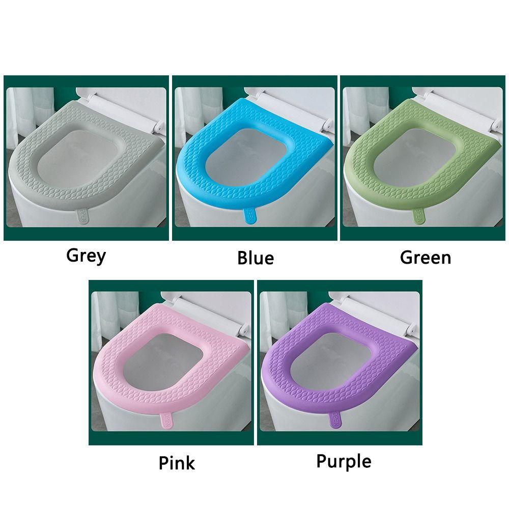 Household Silicone Reusable Toilet Cover Bathroom Accessories Toilet Seat Cushion Toilet Seat Pad
