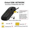 L8star Mini téléphone portable mobile BM70 GSM Bluetooth Dialer Headset Ecouteur Support Carte SIM 0,66 pouces (Noir)