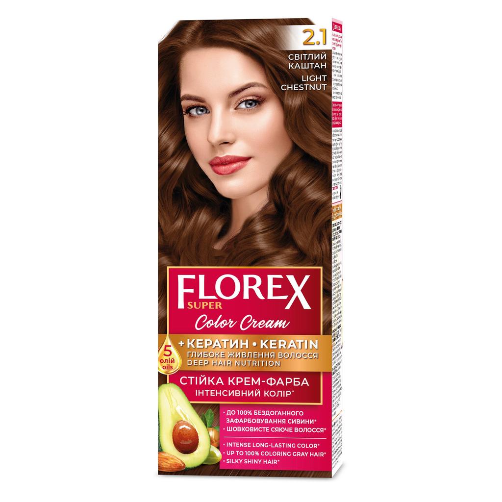 Florex Super Permanent Hair Dye Cream - Give Your Hair Deep Nourishment, Makes Your Hair Soft and Silky-shiny.