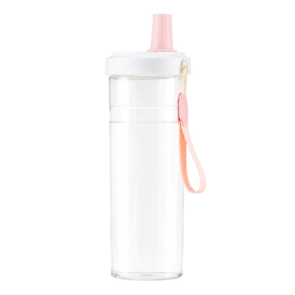 Plastic Tumbler Milk Tea Cup Leakproof Drinkware Bottle New Straw Water Bottle Home Office