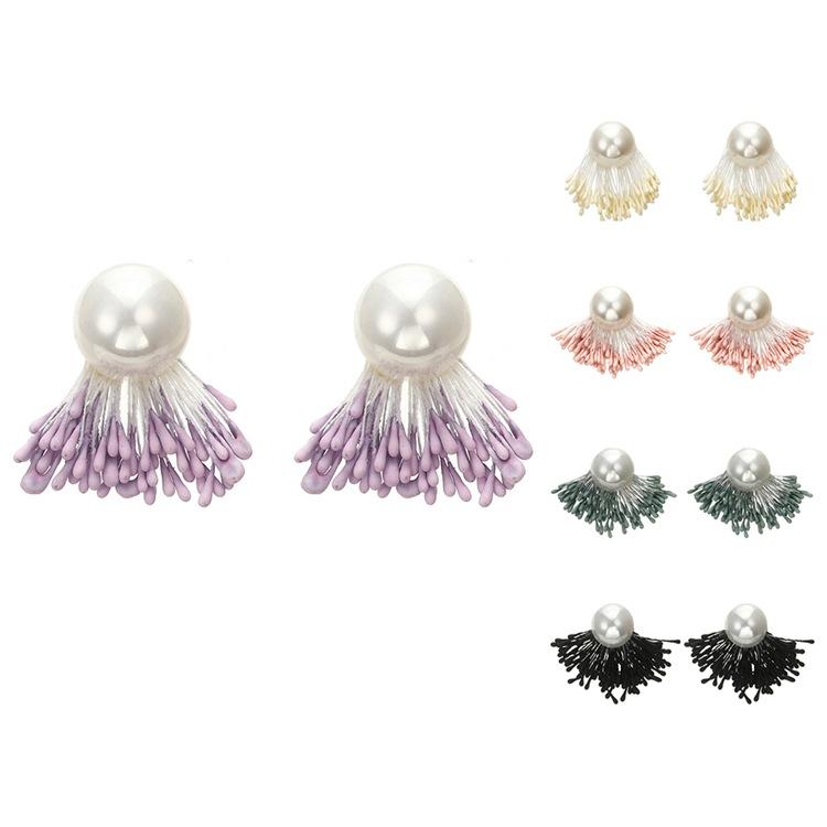 JMXD-Pearl Earrings Women's, Starch Fringed Pendant Earrings, Earrings, Accessories New Products