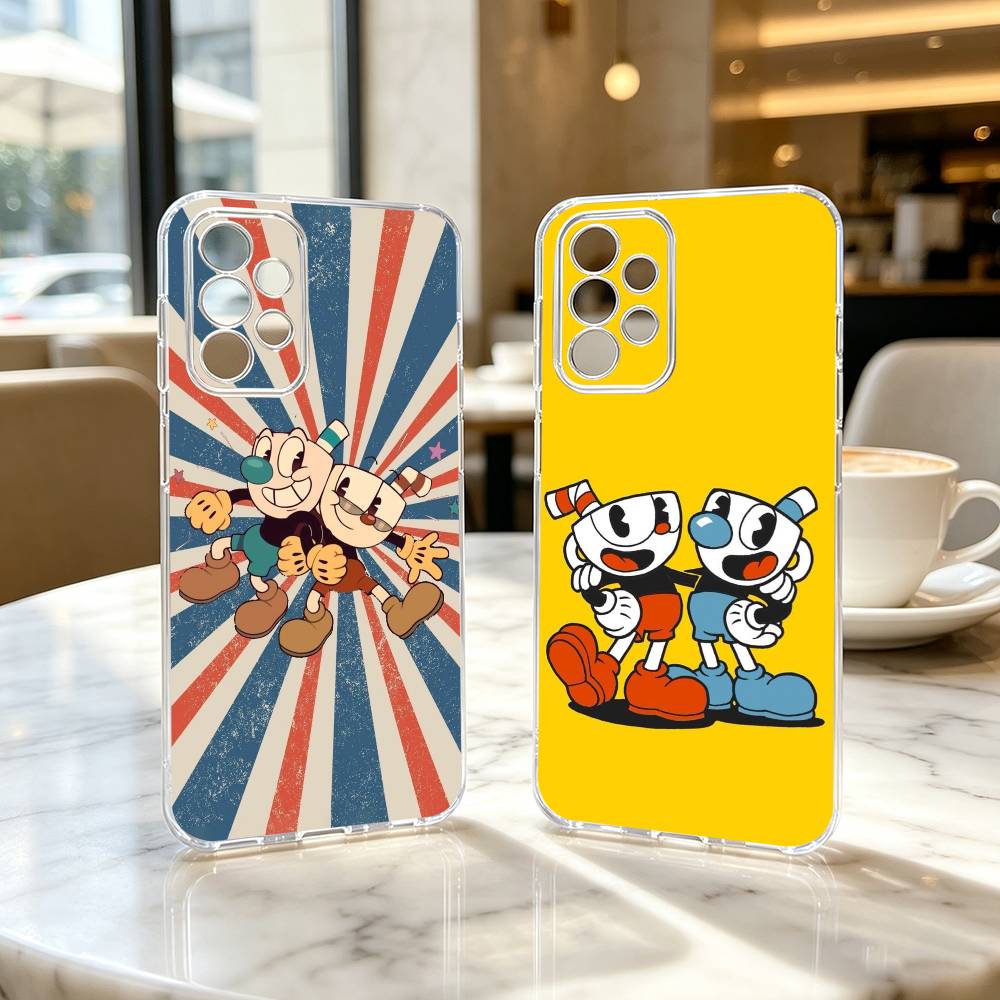 P-Popular C-Cuphead Game Phone Case For Samsung S25,S24,S21,S22,S23,S30,Ultra,S20,Plus,Fe Transparent Cover