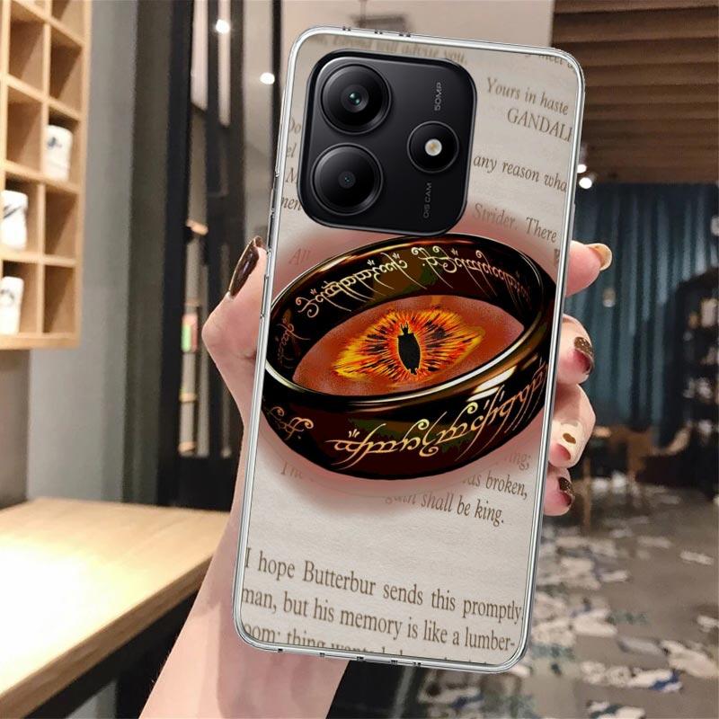 Мягкий чехол L-Lord of The R-Rings для Xiaomi Redmi Note 14 14S 13 12S 12 11S 11 11E Pro Plus 11T 10S 10 9S 5G Узор Co