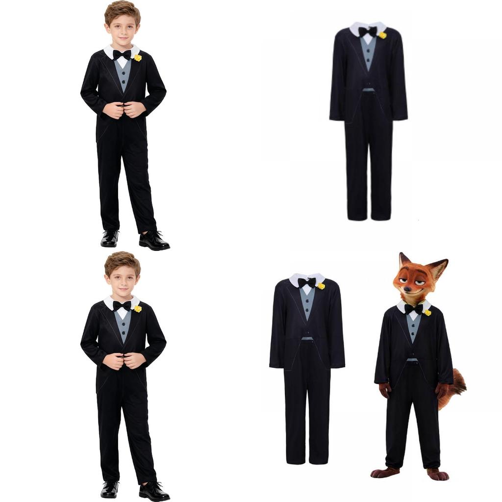 Детский костюм Ника Фокса из полиэстера и спандекса для косплея и ролевых игр