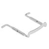 Portable Violin Chinrest Chin Rest Screw Clamp Fiddle Parts Brass Pats DIY Fittings Silver
