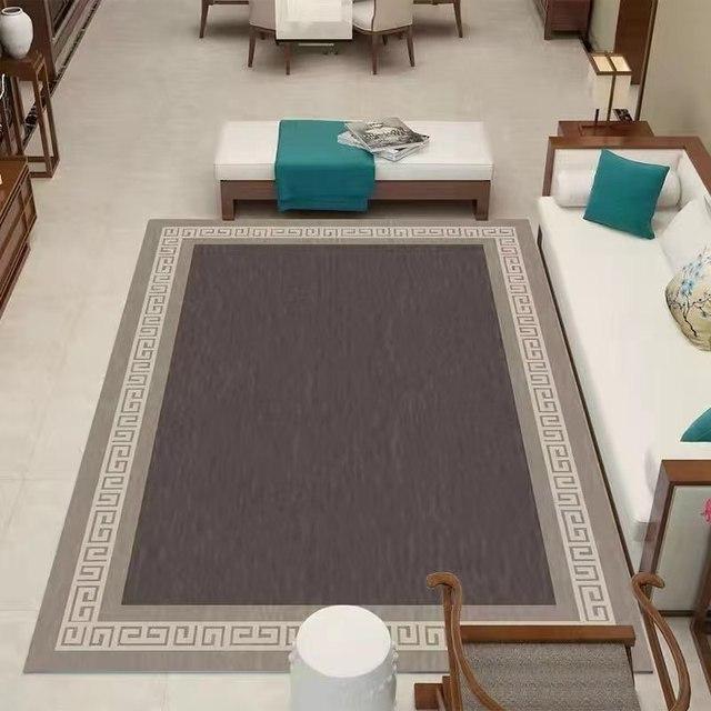 New Chinese -Style Living Room Large Area Non -Slip Carpet Printing Office Coffee Table Floor Mat Home Bedroom Study Floor Mat