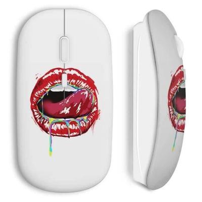 Souris Sans Fil - Kiss - Kiss Color - USB WiFi Inclus - Compatible Mac Et PC - Blanc