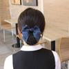 Bowknot Female Nurse For Girls Korean Bun Snood Hairgrips Cover Net Ponytail Clip Women Spring Clip