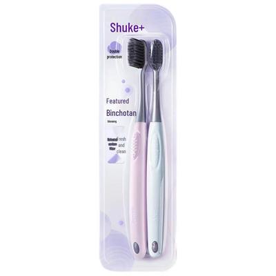 Мягкая зубная щетка Shuke с угольным покрытием (2-Pack)