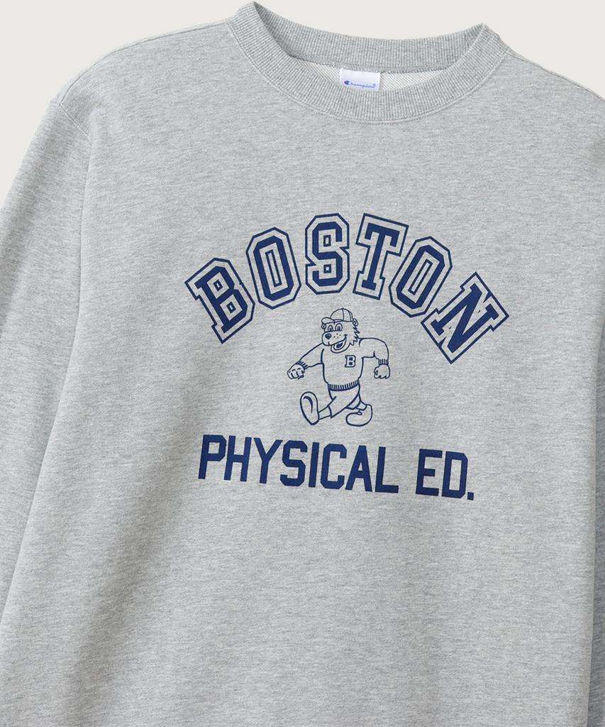 Champion Свитшот Boston Regular Fit с круглым вырезом Оксфордский серый