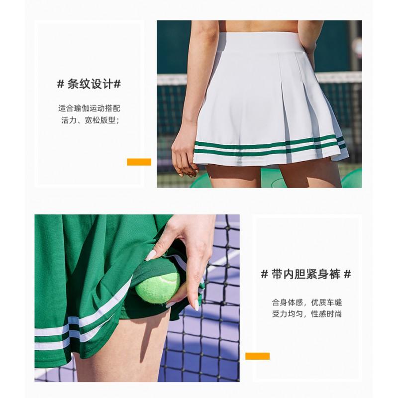 Womens Quick-Dry Pleated Sport Skirt Anti-Slip Golf Tennis Running Fitness Workout Skort