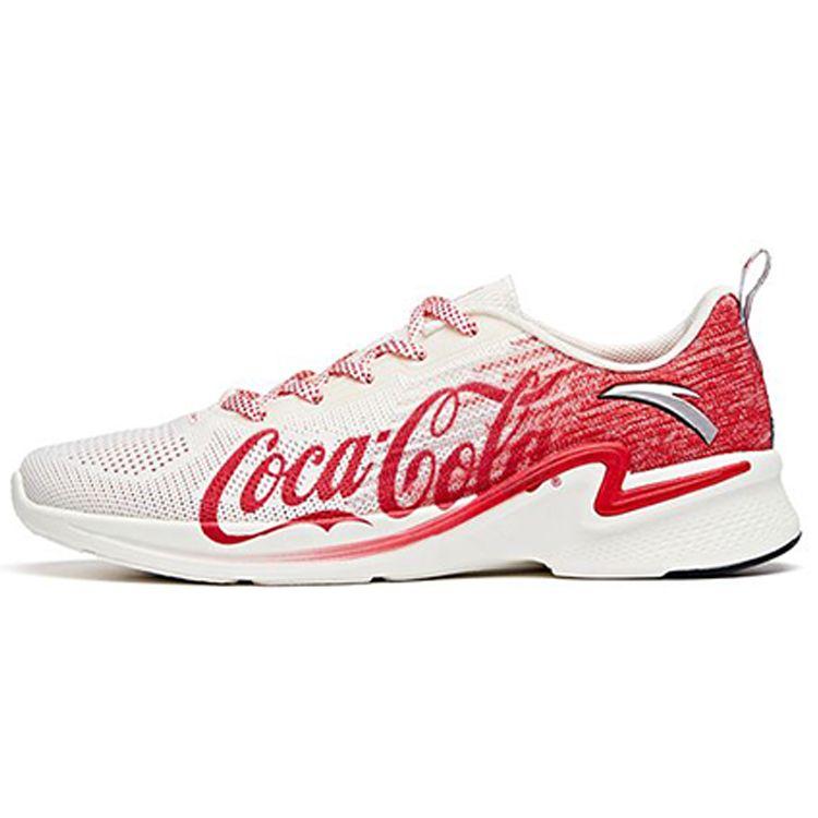 Coca-Cola, Anta Coca-Cola X Anta Hydrogen Run 2 Низкие Беговые Кроссовки Женские Сникеры Красный Белый 122025540-9