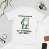 Undiagnosed But Something Aint Right T Shirt Unisexs Cotton Funny TShirts Frog Humor Tee Shirt Short Sleeve Clothes Gift Idea