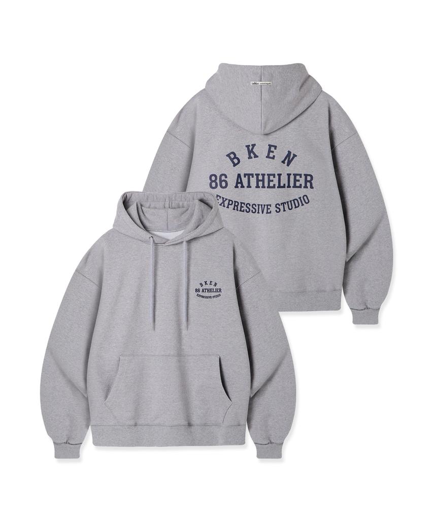 BAKKEN [Men] 86 Atelier Lettering Hoodie Bk6975 (3 Colors)
