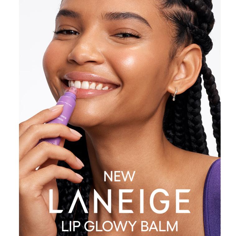 LANEIGE Бальзам для губ Lip Glowy Balm 10 г – Блестящий увлажняющий бальзам для губ (Ягода, Матча, Мармеладный мишка и другое)