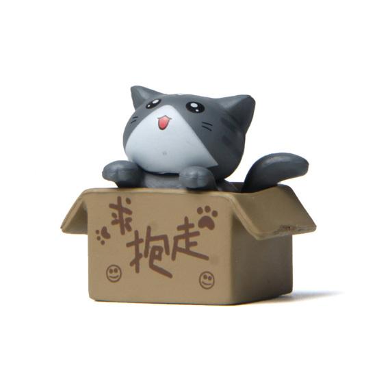 Прекрасная твердая модель картонной коробки кот орнамент мультяшная коробка котенок подарок на день рождения