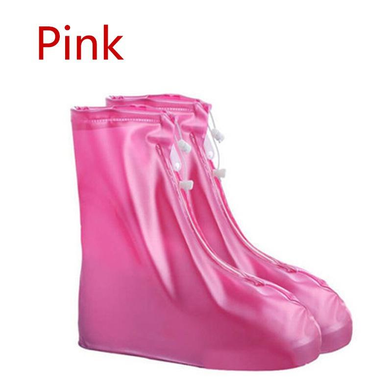 1 Pair Unisex Outdoor Rain Waterproof Protector Shoes Boot Cover Unisex Rain Shoe Covers Anti-Slip Rain Shoes Cases