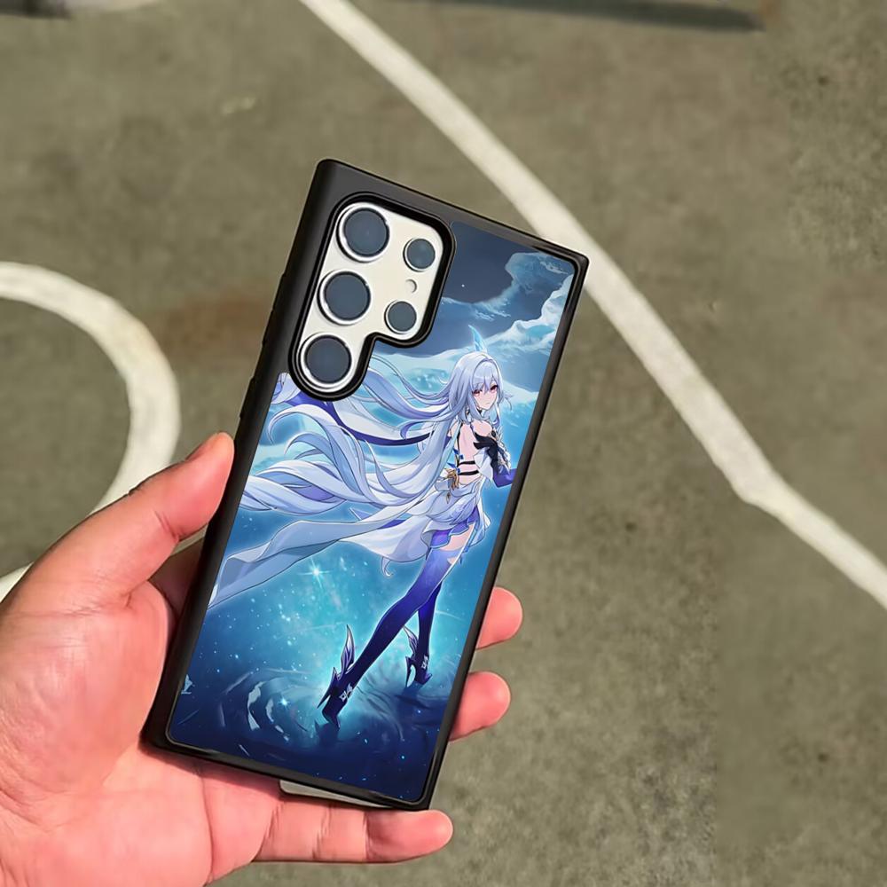 Прозрачный чехол для телефона Genshin Impact Yae Shenhe для SAMSUNG Galaxy S26 S25 S24 S23 S22 S21 S20 FE Plus Ultra