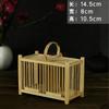 Grasshopper Cage Boutique Bamboo Woven Bamboo With Drawer Pet Cage