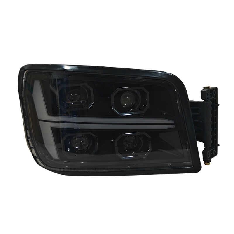 Светодиодная передняя фара в сборе с четырьмя линзами Shaanxi Delong M3000/X3000/H3000