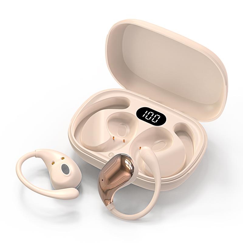 Bluetooth 5.4 Наушники с ушным крючком TWS Беспроводные наушники Hi-Fi Стерео Водонепроницаемые гарнитуры Светодиодный дисплей Длительное время работы в режиме ожидания Сенсорные наушники