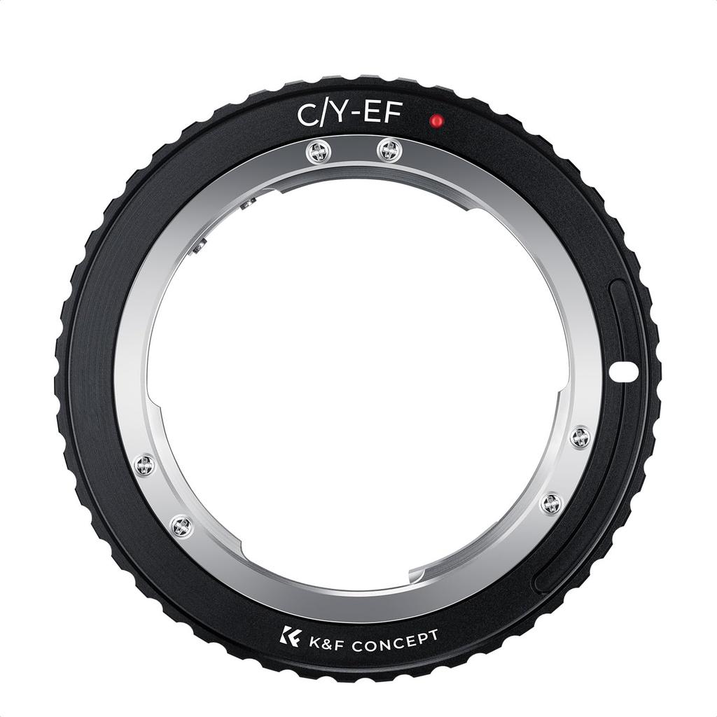 K&F CONCEPT C/Y-EOS Mount Adapter for Contax/Yashica Lenses - Canon Compatible C/Y Lens Adapter for EOS Cameras - Manufacturer Direct