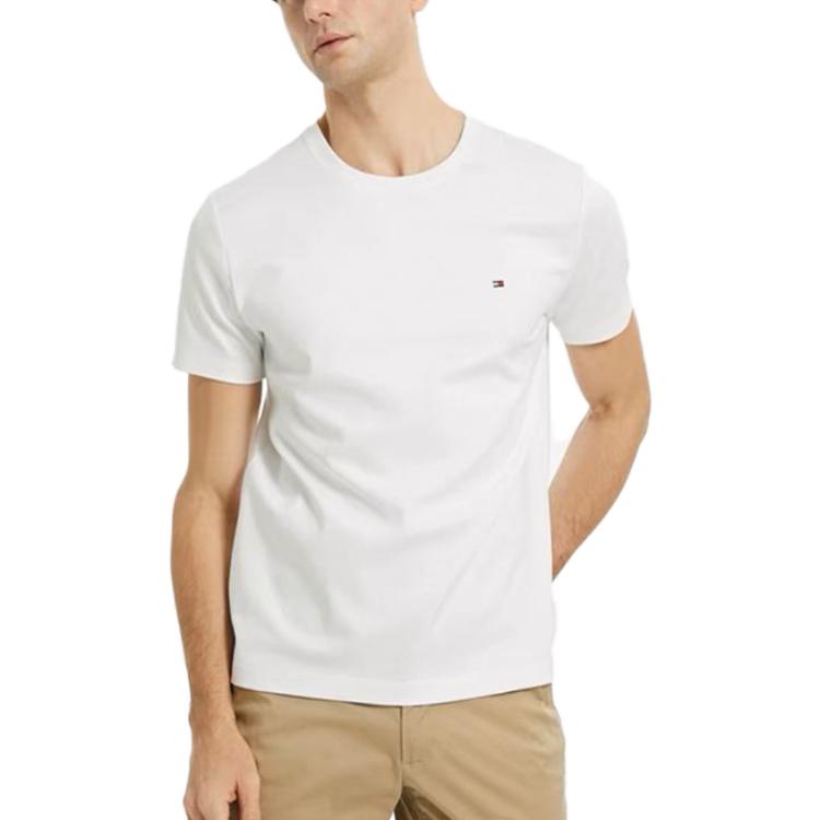 Tommy Hilfiger T-Shirts Men's Crew Neck Moderate 09T3139-001