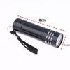 1Pcs 50Lm 395Nm Detection Lamp Mini Uv Flashlight 9 Led Uv Black Light Outdoor Portable Lighting Tool For Hiking