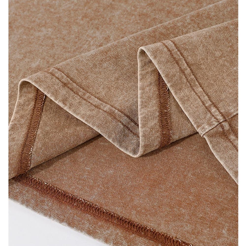 S-5XL 280gsm 100% хлопок мужская или женская футболка уличная одежда короткие топы в стиле панк Zomer винтажная футболка для стирки кислотой