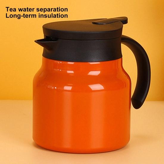 800/1000 мл чайник большой емкости с герметичной изоляцией из нержавеющей стали, термочайник для тушения кофе с фильтром, товары для дома