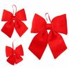 DIY Red  Christmas Bow Reusable Christmas Tree Decorations  Home Navidad New Year