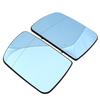 Blue Left/Right Side Rearview Heated Mirror Glass for BMW X5 E53 2000-2006