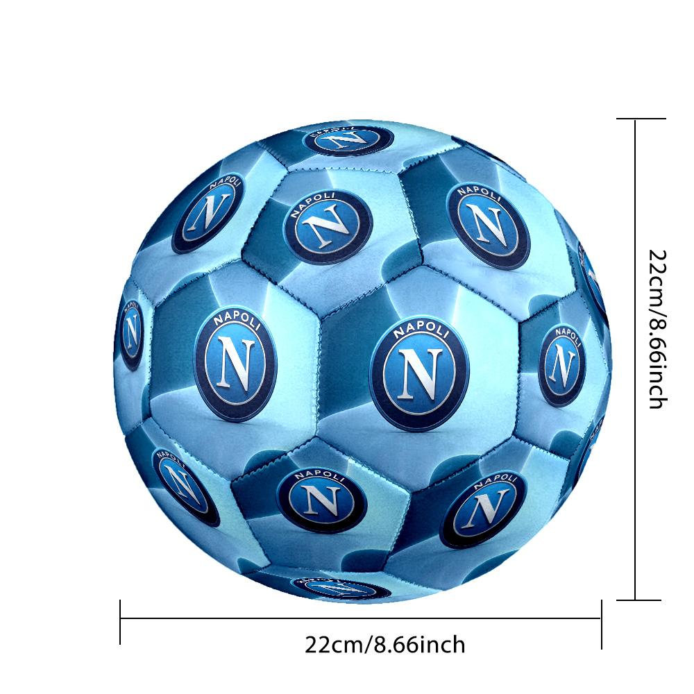 Футбольный мяч Napoli FC, размер 5, стандартный, прочный, для тренировок и матчей, для взрослых, для занятий спортом на открытом воздухе