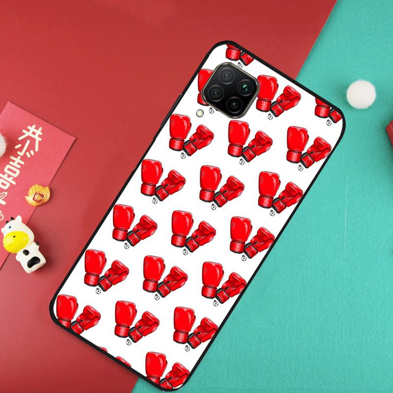 Boxing Gloves Case For Huawei P20 P30 P40 Lite Nova 11 Pro 9 10 SE 3i 7i 11i 5T Y60 Y61 Y90 Y91 Y70 Cover