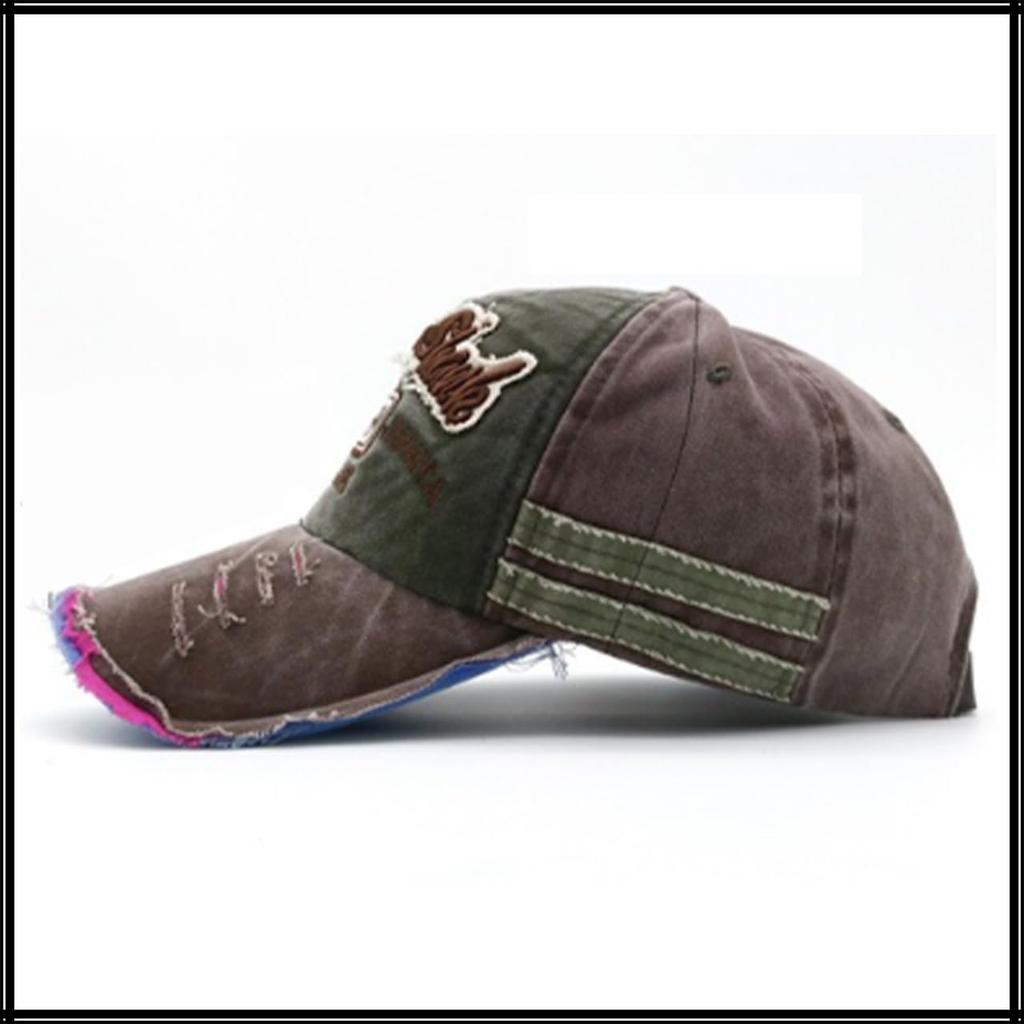 Бейсболка English CA966 [Белый Клык], Кепка, Буквы, Козырек, Стильная, Модная, Крутая, Мужская, Женская, (коричневый)