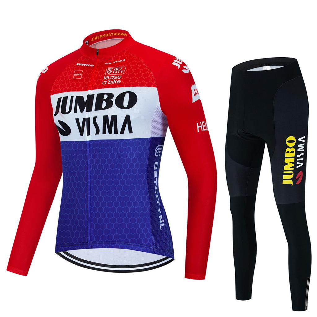 Autumn and Winter Long-sleeved Cycling Suit Men's and Women's Outdoor Mountain Bike Road Cycling Sports Clothing