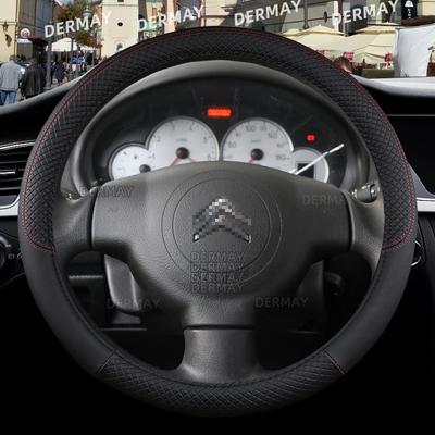 Для Citroen C2 9 цветов автомобильный чехол на руль из искусственной кожи Нескользящие автомобильные аксессуары