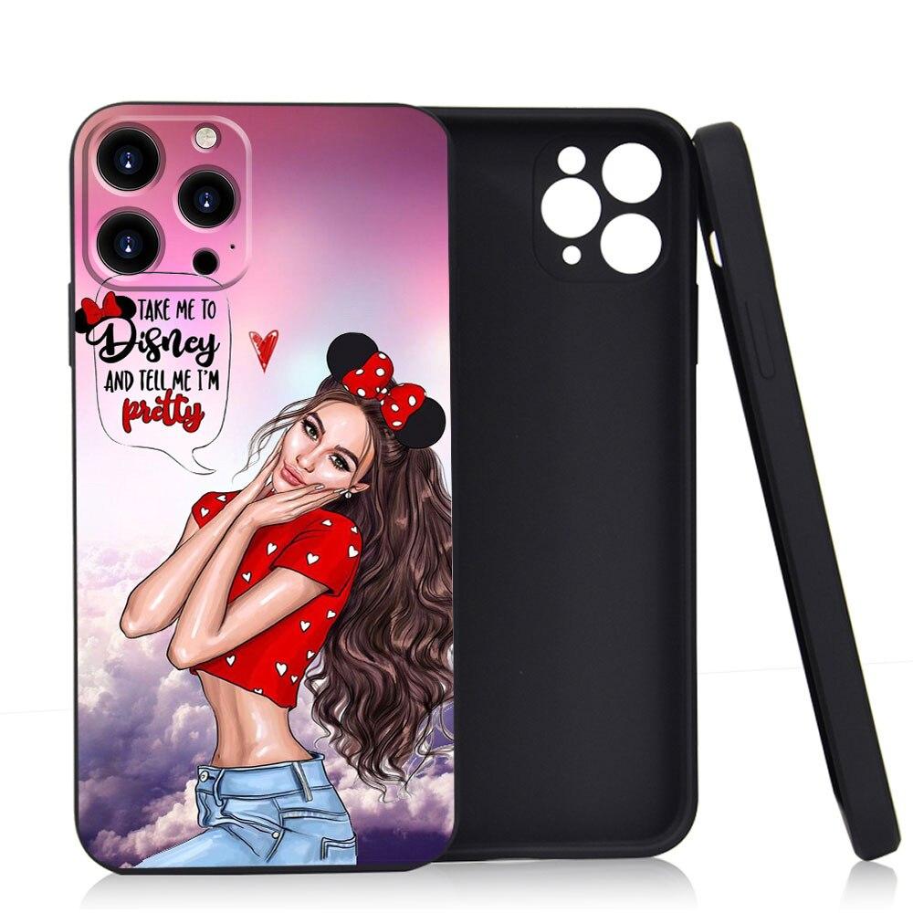 Для iPhone 8 Plus 13 Pro Max 14 XR 12 XS 7 11 X SE2 5S Mini SE2022 6S 5 SE чехол женский модный для девочек супер мама ребенок ТПУ