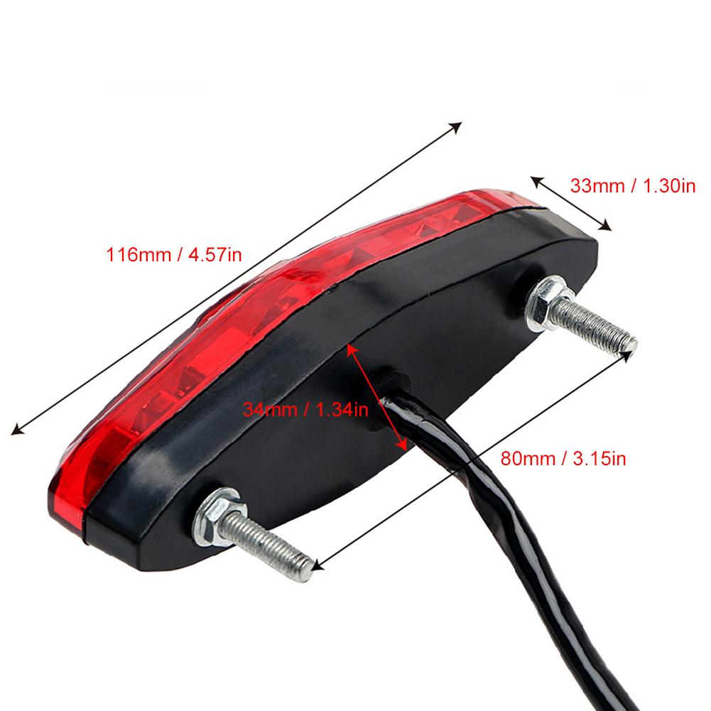 Светодиодный задний фонарь для мотоцикла, стоп-сигнал 12 В, ретро-задний фонарь, ходовой свет для квадроцикла Suzuki LTZ King Quad Runner DR DRZ 650 400 LT