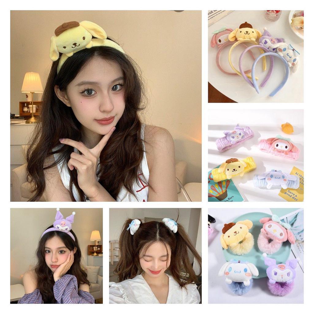Sanrio Melody Hairband Cute Cartoon Elastic For Girls
