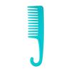 Large Curved Anti-Static Plastic Comb for Long Hair - Wide Tooth Split Hook Comb for Men and Women