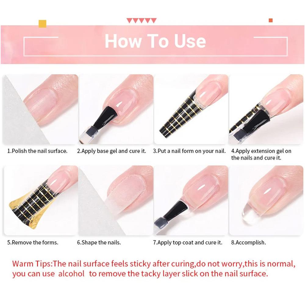 240-цветный клей для лака для ногтей Клей для фототерапии Отбеливающий лак для ногтей Специальный клей для ногтей