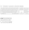 YMDK 127 Ultra Slim Mac Style Mx Low Profile Die Sub PBT Keycaps for Mx 61 64 68 75 84 87 96 108 Layout Mechanical Keyboard