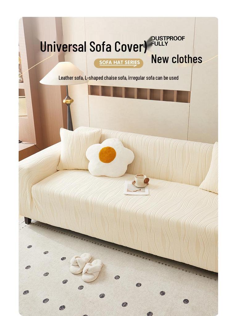 Cat Scratch-Proof Stretch Sofa Cover - Universal, Dustproof, Four Seasons Style, 2025 Edition.