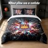 West Ham United Football Design Bed Bedding Set 1 Duvet Cover + 2 Pillowcases Soft Breathable Household Bed Linens