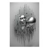 Romantic Abstract Metal Figure Statue Wall Art Canvas Painting Modern Living Room Interior Home Decoration Wall Painting Poster