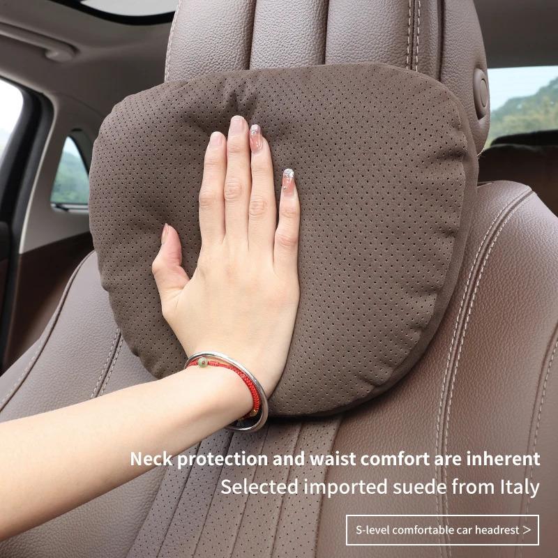Mercedes Benz A B C E S R Class GLB GLC GLE AMG CLA CLS SLC GLS SLS ML Car Headrest Neck Support Lumbar Rest Cushion Neck Pillow NZ0