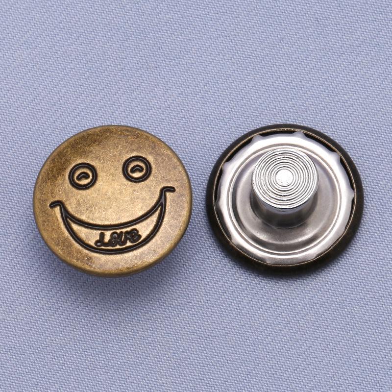 Регулируемые бесшовные металлические пуговицы для джинсовой ткани, съемная утягивающая талию волшебная кнопка