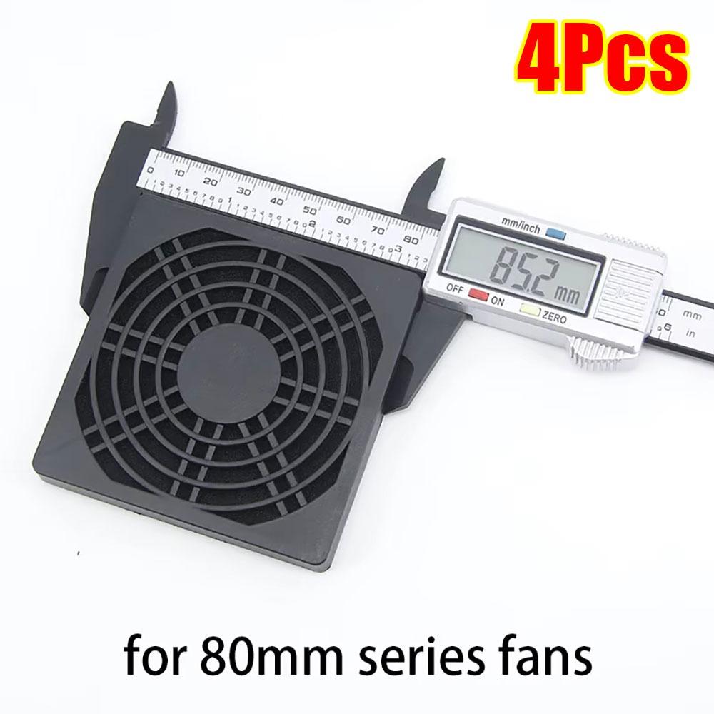 4Pcs Guard Grill Protector PC Computer Fan Filter Cleaning Case Fams Dustproof Cover